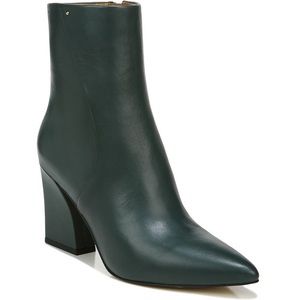 Franco Sarto Vesi Leather Bootie English Green
